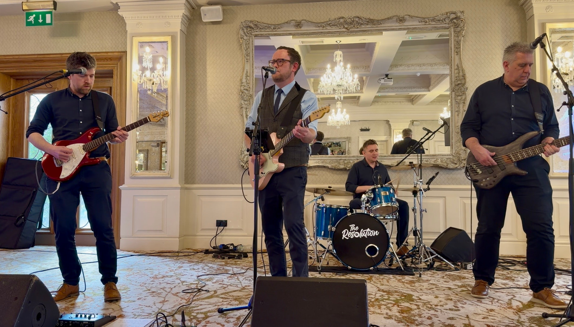 The Resolution performing live