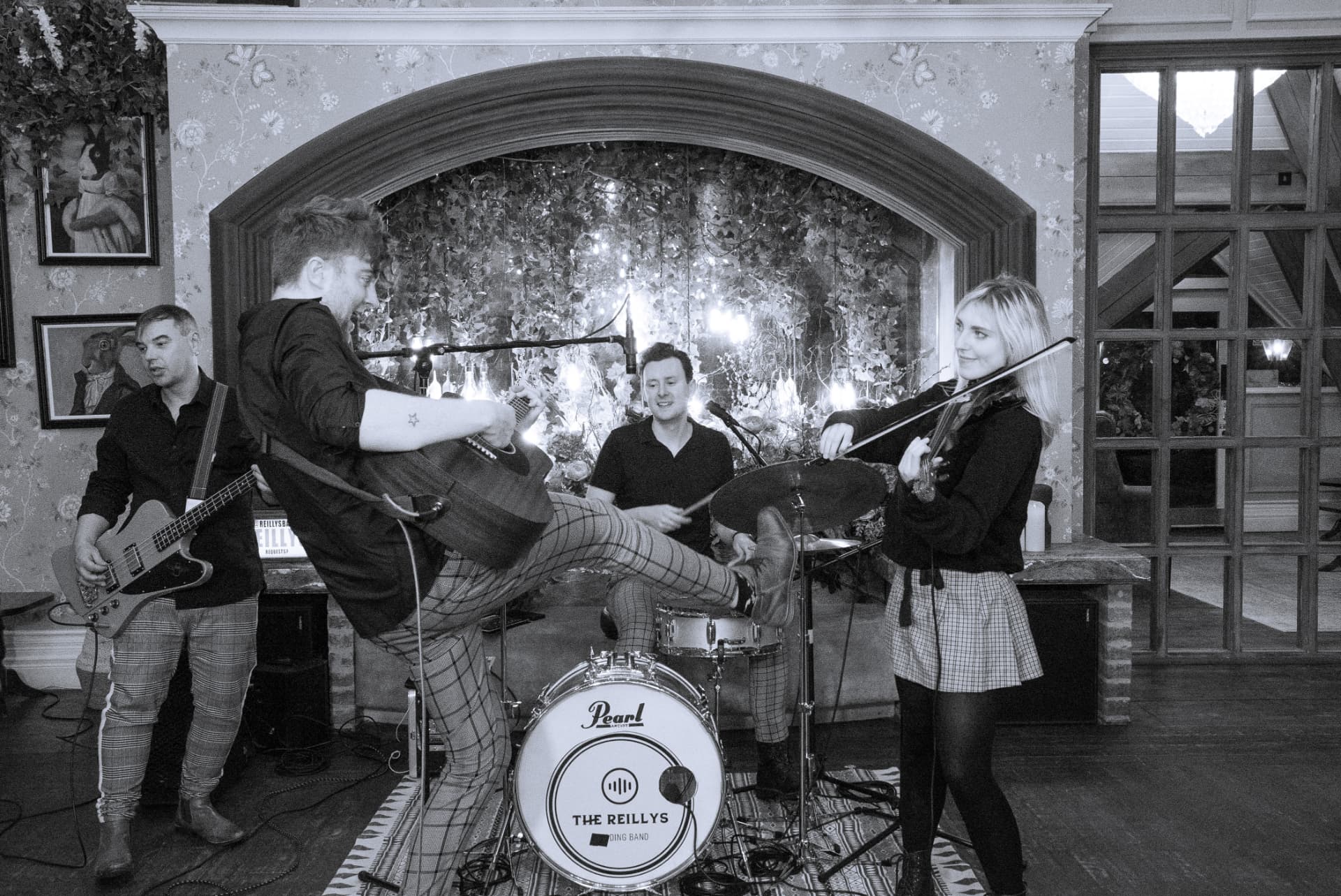 The Reillys performing live